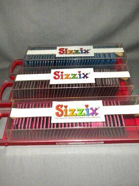 Sizzix Set of 3 Sizzlits Alphabet Sets Classic Stencil Girls are Weird Complete